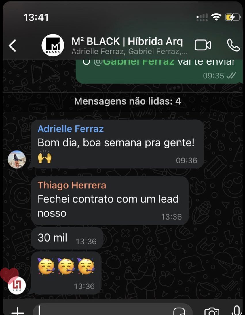 Híbrida Arquitetura, contrato de R$ 30 mil