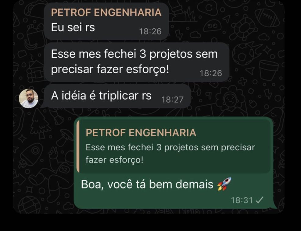 Petrof Engenharia, 3 projetos sem esforço